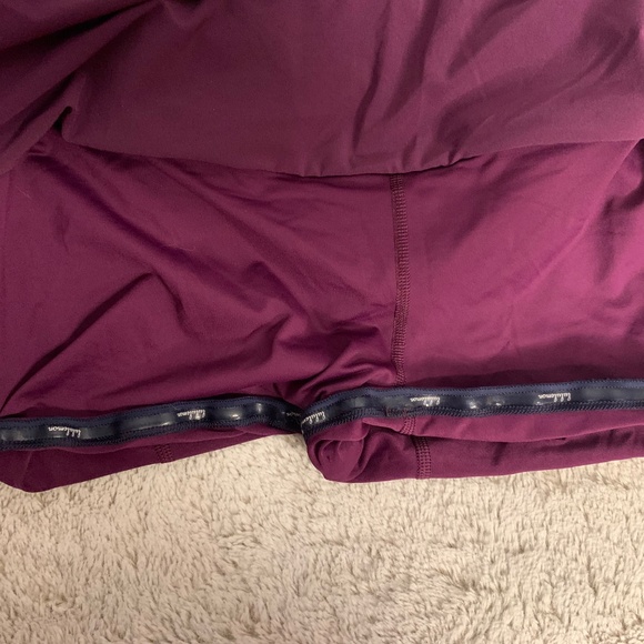 Lululemon Run: Pace Skort in plum, size 8 (long) - Picture 9 of 9